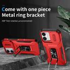 For iPhone 17 Sliding Camshield Holder Phone Case(Red) - 2