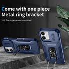 For iPhone 17 Sliding Camshield Holder Phone Case(Blue) - 2