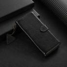 For Motorola Moto G75 5G Genuine Leather Litchi Texture RFID Leather Phone Case(Black) - 2