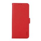 For Motorola Edge 50 Neo ABEEL Side-Magnetic Litchi Pattern Leather RFID Phone Case(Red) - 2