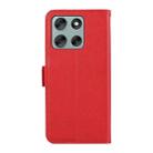 For Motorola Moto G86 5G ABEEL Side-Magnetic Litchi Pattern Leather RFID Phone Case(Red) - 3
