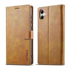 For Samsung Galaxy A06 4G LC.IMEEKE Calf Texture Leather Phone Case(Brown) - 2