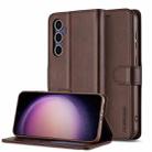 For Samsung Galaxy A16 5G LC.IMEEKE Calf Texture Leather Phone Case(Coffee) - 1