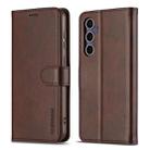 For Samsung Galaxy A16 5G LC.IMEEKE Calf Texture Leather Phone Case(Coffee) - 3