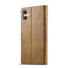 For Samsung Galaxy A07 4G LC.IMEEKE Calf Texture Leather Phone Case(Brown) - 3