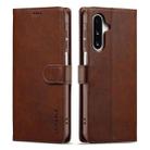 For Samsung Galaxy A17 5G LC.IMEEKE Calf Texture Leather Phone Case(Coffee) - 1