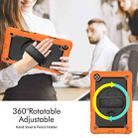 For Samsung Galaxy Tab A7 Lite T220 Silicone Hybrid PC Tablet Case with Shoulder Strap(Orange) - 2