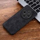 For Redmi 14C 4G / 14R AZNS 3D Embossed Skin Feel Phone Case(Black) - 2