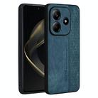 For Redmi Note 14 5G AZNS 3D Embossed Skin Feel Phone Case(Dark Green) - 1