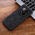 For Redmi Note 14 Pro+ 5G AZNS 3D Embossed Skin Feel Phone Case(Black) - 2