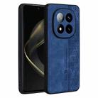 For Redmi Note 14 Pro+ 5G AZNS 3D Embossed Skin Feel Phone Case(Sapphire Blue) - 1