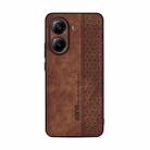 For Redmi Turbo 4 AZNS 3D Embossed Skin Feel Phone Case(Brown) - 2