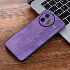 For Redmi K80 Pro AZNS 3D Embossed Skin Feel Phone Case(Purple) - 2