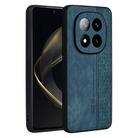 For Redmi Note 14 Pro 4G Global AZNS 3D Embossed Skin Feel Phone Case(Dark Green) - 1