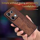 For Redmi Note 14S 4G AZNS 3D Embossed Skin Feel Phone Case(Dark Green) - 3