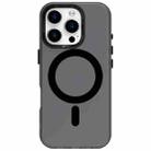 For iPhone 16 Pro Max Candy Magsafe PC Hybrid TPU Phone Case(Black) - 2