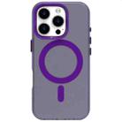 For iPhone 16 Pro Max Candy Magsafe PC Hybrid TPU Phone Case(Purple) - 2