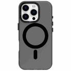 For iPhone 16 Pro Candy Magsafe PC Hybrid TPU Phone Case(Black) - 2