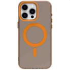 For iPhone 15 Pro Max Candy Magsafe PC Hybrid TPU Phone Case(Orange) - 2