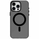 For iPhone 15 Pro Max Candy Magsafe PC Hybrid TPU Phone Case(Black) - 2