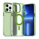 For iPhone 15 Pro Max Candy Magsafe PC Hybrid TPU Phone Case(Green) - 1