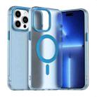 For iPhone 15 Pro Candy Magsafe PC Hybrid TPU Phone Case(Blue) - 1