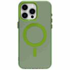 For iPhone 15 Pro Candy Magsafe PC Hybrid TPU Phone Case(Green) - 2