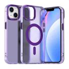 For iPhone 15 Plus Candy Magsafe PC Hybrid TPU Phone Case(Purple) - 1