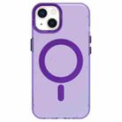 For iPhone 15 Plus Candy Magsafe PC Hybrid TPU Phone Case(Purple) - 2