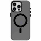 For iPhone 14 Pro Max Candy Magsafe PC Hybrid TPU Phone Case(Black) - 2