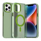 For iPhone 12 Pro Candy Magsafe PC Hybrid TPU Phone Case(Green) - 1