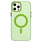 For iPhone 12 Pro Max Candy Magsafe PC Hybrid TPU Phone Case(Green) - 2