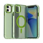 For iPhone 12 Candy Magsafe PC Hybrid TPU Phone Case(Green) - 1