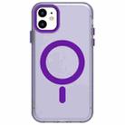 For iPhone 12 Candy Magsafe PC Hybrid TPU Phone Case(Purple) - 2