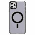 For iPhone 11 Pro Max Candy Magsafe PC Hybrid TPU Phone Case(Black) - 2