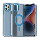 For iPhone 11 Pro Max Candy Magsafe PC Hybrid TPU Phone Case(Blue) - 1