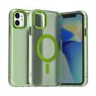 For iPhone 11 Candy Magsafe PC Hybrid TPU Phone Case(Green) - 1