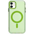 For iPhone 11 Candy Magsafe PC Hybrid TPU Phone Case(Green) - 2