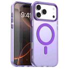 For iPhone 17 Pro Max Candy Magsafe PC Hybrid TPU Phone Case(Purple) - 1