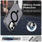 For iPhone 17 Candy Magsafe PC Hybrid TPU Phone Case(Black) - 2