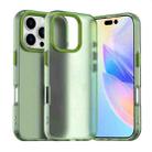 For iPhone 16 Pro Max Candy PC Hybrid TPU Shockproof Phone Case(Green) - 1