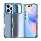 For iPhone 16 Pro Candy PC Hybrid TPU Shockproof Phone Case(Blue) - 1