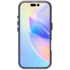 For iPhone 16 Pro Candy PC Hybrid TPU Shockproof Phone Case(Purple) - 3