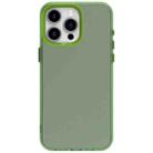 For iPhone 15 Pro Max Candy PC Hybrid TPU Shockproof Phone Case(Green) - 2