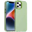 For iPhone 12 Pro Candy PC Hybrid TPU Shockproof Phone Case(Green) - 1