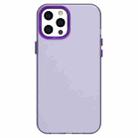 For iPhone 12 Pro Candy PC Hybrid TPU Shockproof Phone Case(Purple) - 2