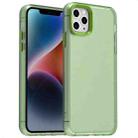 For iPhone 11 Pro Max Candy PC Hybrid TPU Shockproof Phone Case(Green) - 1