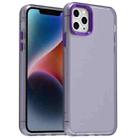 For iPhone 11 Pro Max Candy PC Hybrid TPU Shockproof Phone Case(Purple) - 1