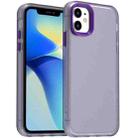 For iPhone 11 Candy PC Hybrid TPU Shockproof Phone Case(Purple) - 1