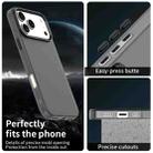 For iPhone 17 Pro Max Candy PC Hybrid TPU Shockproof Phone Case(Black) - 2